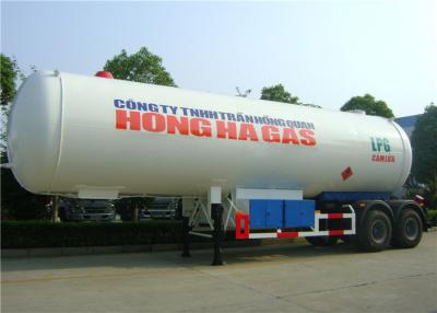 China 2 árbol 40000L 40M3 remolque del depósito de gasolina del LPG de 20 toneladas, de 56M3 LPG del tanque remolque semi en venta