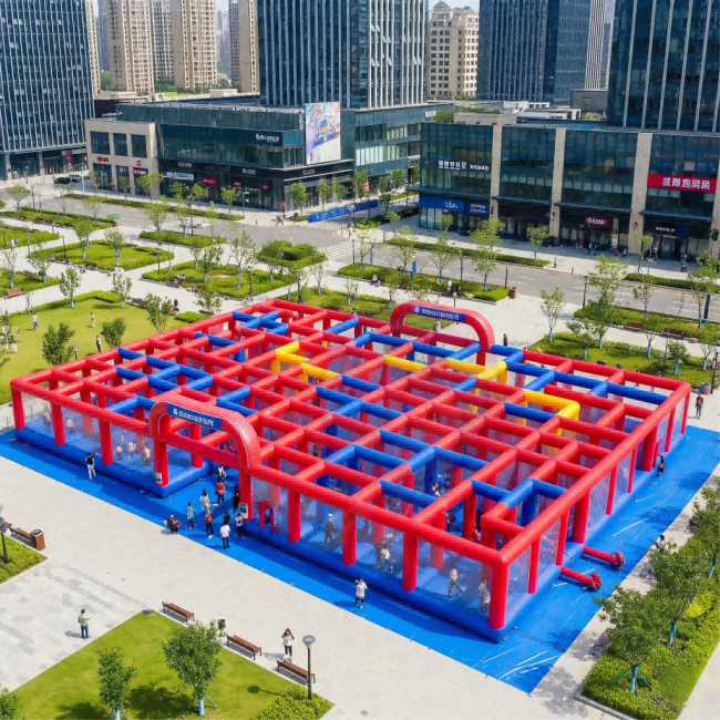 Custom Inflatable Maze for Outdoor Team Challenge Events