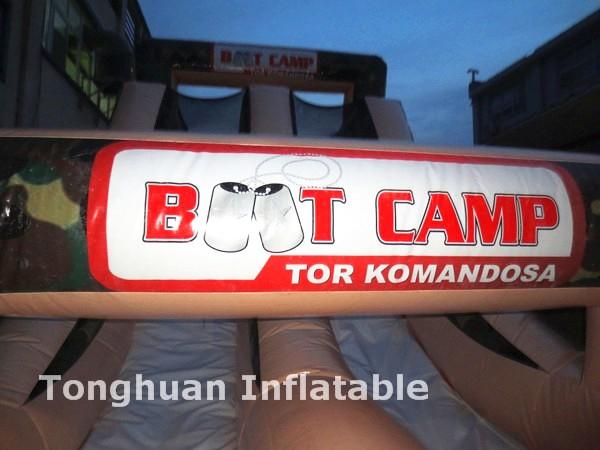 Inflatable Obstacle Course Custom Challenge Track Outdoor Team Race Game Climbing Tunnel Slide Module