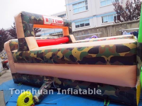 Inflatable Obstacle Course Custom Challenge Track Outdoor Team Race Game Climbing Tunnel Slide Module