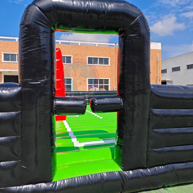 Custom Inflatable Football Playground Large Soccer Arena Bouncing Sports Field Commercial Event Game Equipment