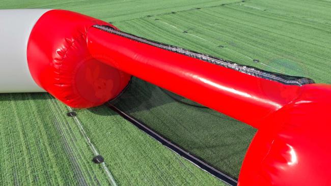 Custom Inflatable Soccer Field Portable Football Arena Sports Court Mini Pitch Goal Fence School Club Event Game
