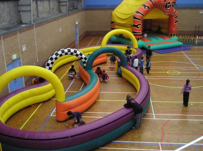 Custom Inflatable Bumper Car Track for Events