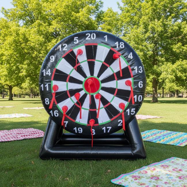 Inflatable Target Game Custom Dart Board Outdoor Interactive Game Children Party Commercial Rental