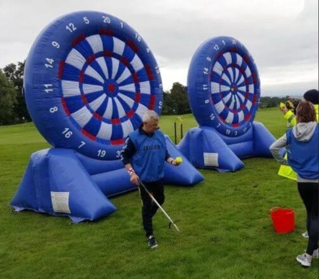 Inflatable Target Game Custom Dart Board Outdoor Interactive Game Children Party Commercial Rental