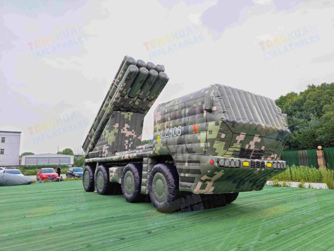 Inflatable Launcher Vehicle Decoy Camouflage Truck Model Custom Simulation Display Training Target Exhibition Equipment