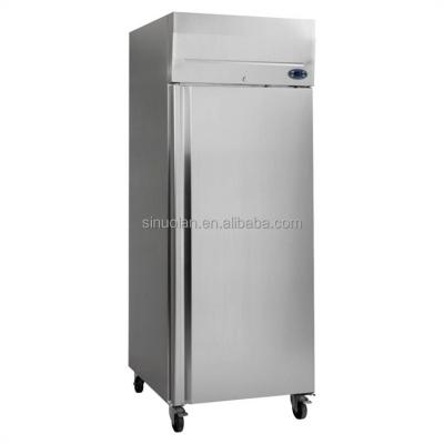 China Commercial Vertical Freezer Restaurant Kitchen Refrigerator One Door Refrigerator for sale