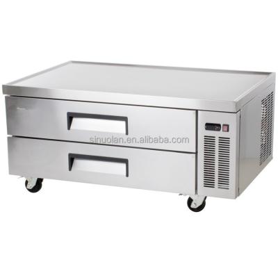 China 36/ 48/ 52/60/72 Inches Chef Base Work Table Refrigerator Commercial Drawer Refrigerated Chef Base Stainless Steel for sale