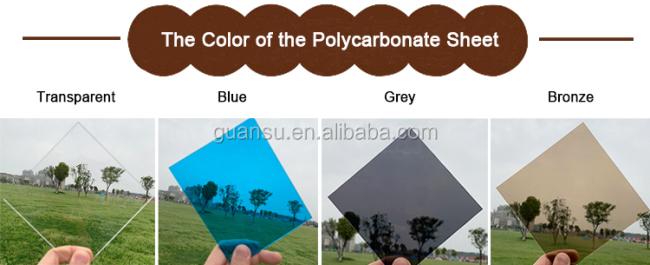 1000*1000mm Sunshade Waterproof Plastic Bracket For Polycarbonate Canopy PC Awning