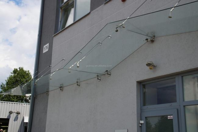 Factory Price Glass Panel Stainless Steel Canopy Building Hardware Canopy Awning Holder