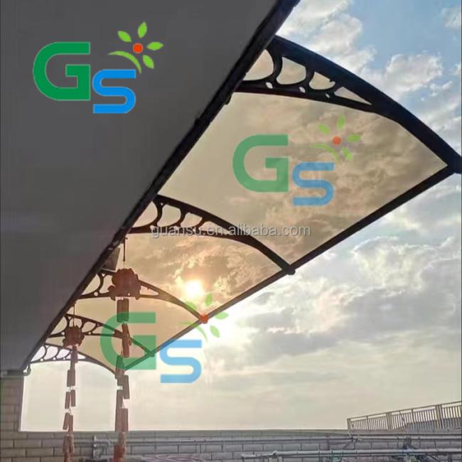 Hot-Selling Plastic Bracket with PC Board Outdoor Sun Shade Canopy