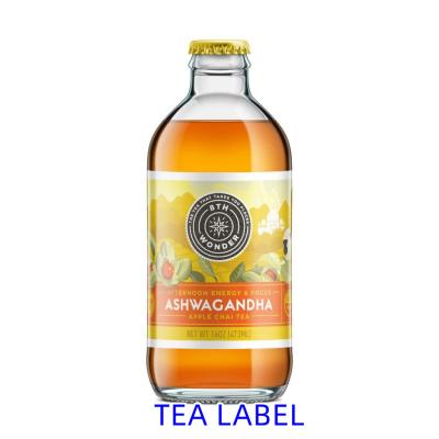 China Vistaprint Rectangle Customized Label Sticker Oil Proof Clear Fragile Bottle Labels Stickers for sale