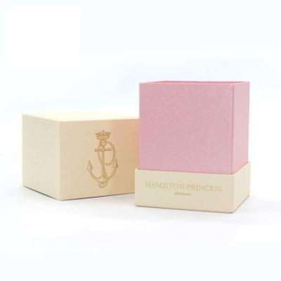 China Scented Cardboard Rigid Candle Box Gift Packaging Recyled for sale
