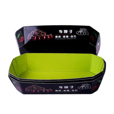 China Bakery Corrugated Cardboard Box Trays Food Grade Custom Design for sale