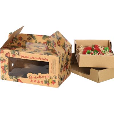 China Eco Friendly Fruit Cardboard Box Trays Lightweight Custom Size Logo for sale