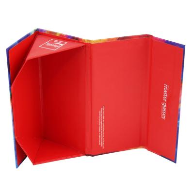 China Customized Collapsible Sunglasses Creative Packaging Box For Holiday Advertising Promotion for sale
