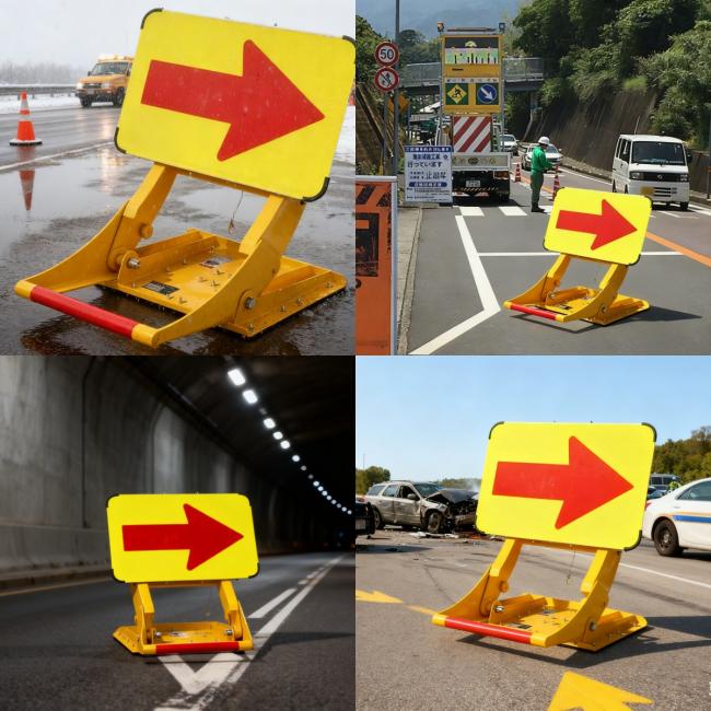 Barricade in municipal road application scenario