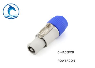 China Tomada branca do conector de Polo Powercon do conector de cabo 3 do conector 20A de NAC3FCB Powercon à venda