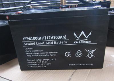 China 100Ah Deep Cycle Long Life Lead Acid Battery for sale