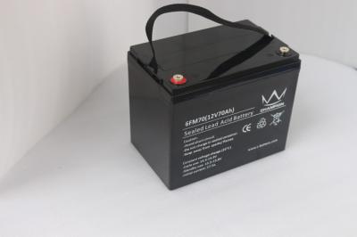 China Maintenance - Free Long Life Batteries , 70AH 12v Lead Acid Storage Battery for sale