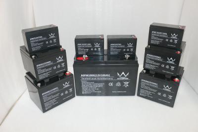 China 12 Volte Solar Power Storage Batteries / Durable Lead Acid Gel Battery for sale