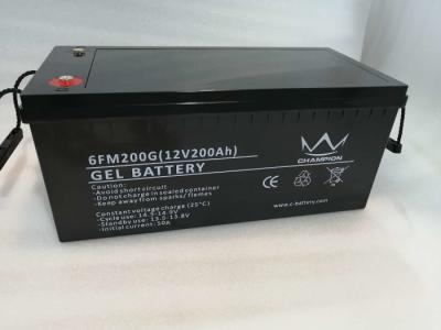 China Lightweight M8 Terminal 12V 200ah AGM Deep Cycle Gel Battery for sale