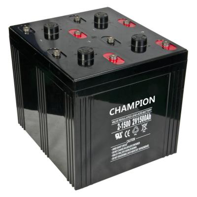 China SMF Deep Cycle Sealed VRLA Lead Acid Solar Battery 2V 1500ah for Solar Power for sale