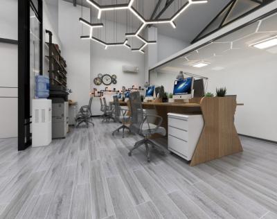 China 1000SQM Wooden Porcelain Tiles 150*900mm Brown Silvery Strip for Living  Floor Office SGS Wall Ceramic Tiles for sale