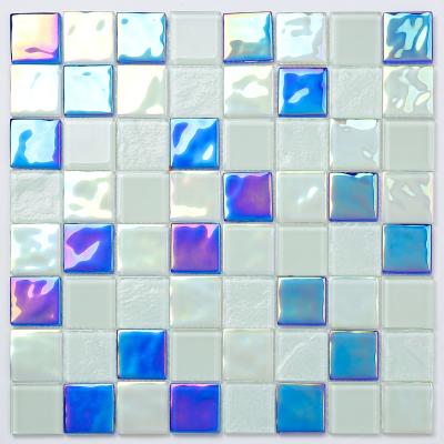 China Waterproof Swimming Pool Mosaic Tiles 303x303mm For Department for sale