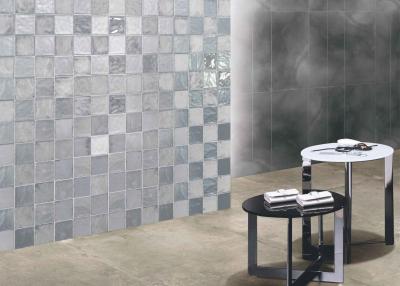 China Glossy Silvery Inside Wall Tiles 75x150mm For KTV Deco for sale