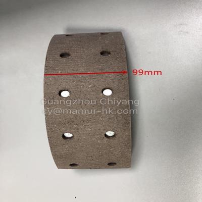 China 1062 N720 JMC Auto Parts Brake Shoe 3502120080W MAMUR 99mm Wide for sale