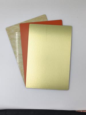 China Door Use Mirror ACP Sheet 0.2mm Layer Thickness Dedicated PE Coated for sale