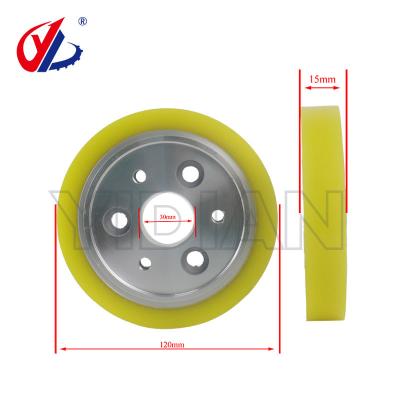 China 120*30*15mm PU Rolls Feeding Wheels For Woodworking Four Side Planer Machines for sale