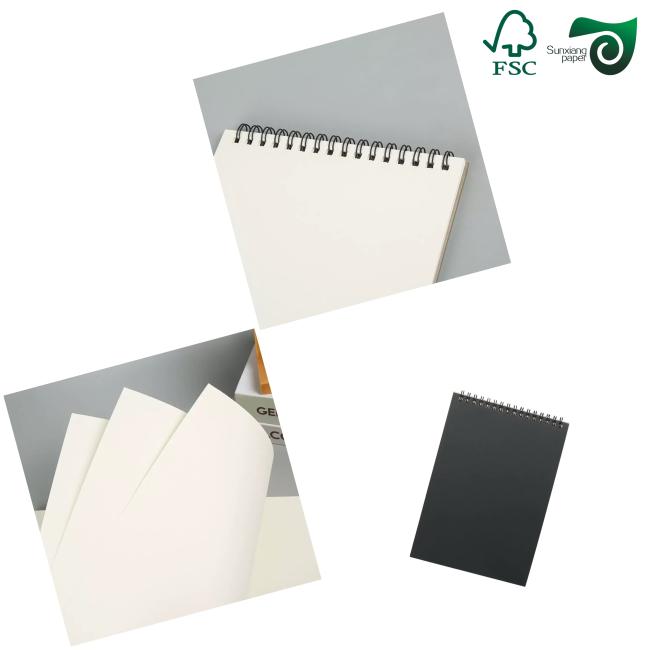 Grey book binding board used in calendar stand application