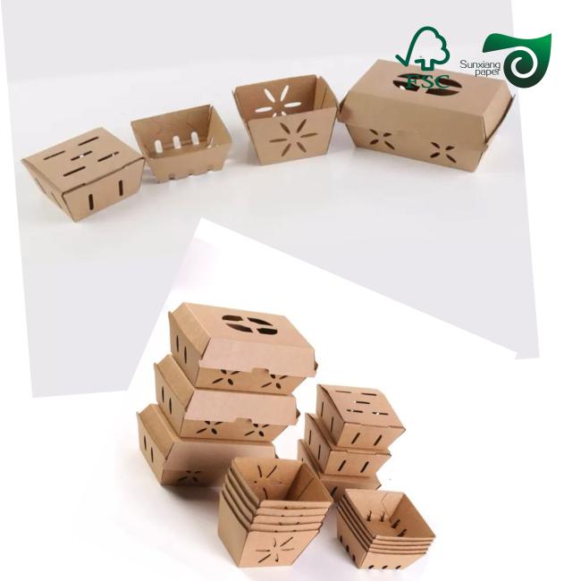 Close-up view of food-grade kraft paper surface and packaging application