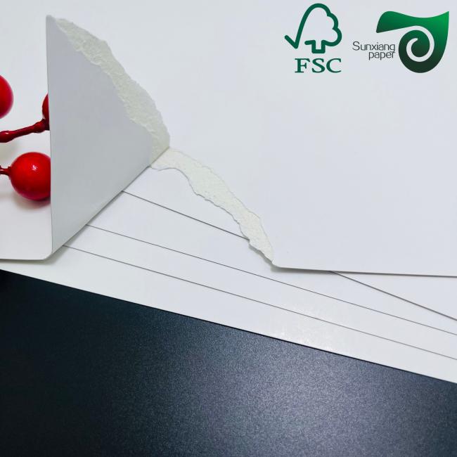 Premium greeting cards made from 350g C1S Art Board