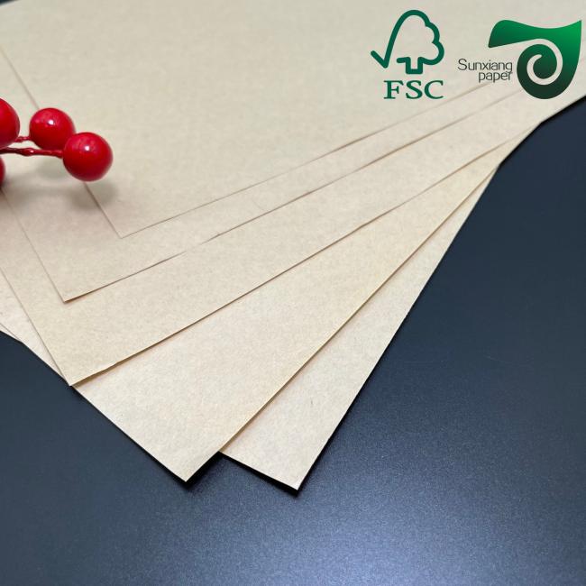 Close-up view of double-sided silicone coating on parchment paper