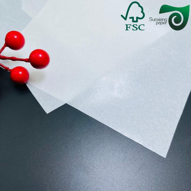 Food packaging application using white kraft paper