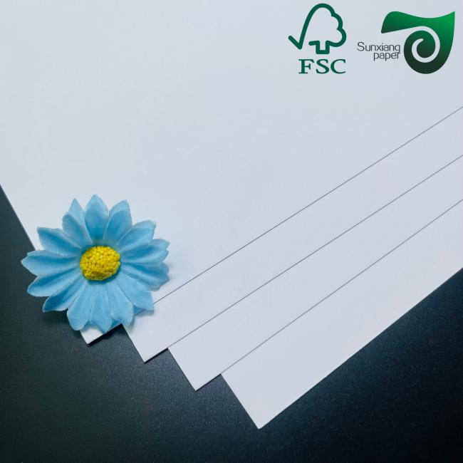 FSC High Whiteness Uncoated Woodfree Bond Paper in various applications