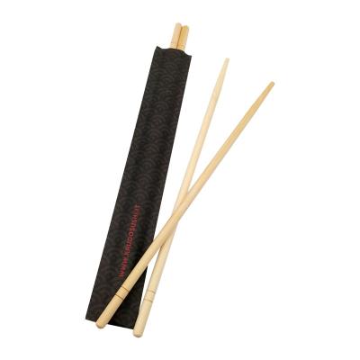 China 200mm Logo Customized Round Bamboo Chopsticks Eco Friendly for sale