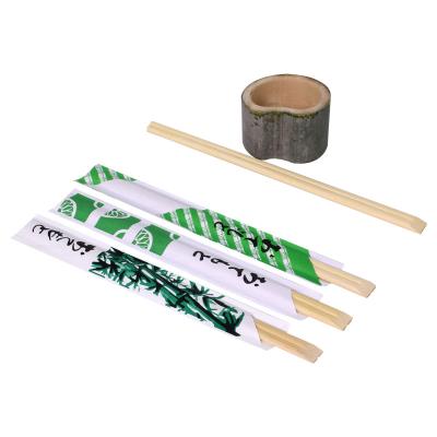 China Household Moso Bamboo Tensoge Bamboo Chopsticks Half Open Paper Sleeve for sale