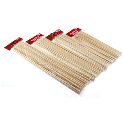 China Espetos de bambu do assado da repreensão do marshmallow, varas de madeira do assado 36inch à venda
