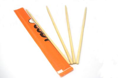 China Customized Package Round Sushi Bamboo Chopsticks Disposable Utensils for sale
