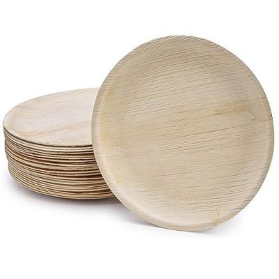 China 100% Compostable Biodegradable Palm Leaf Plates Disposable for sale