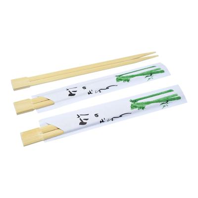 China Sustainable Dining Disposable Bamboo Chopsticks Custom Wrapped Restaurant for sale