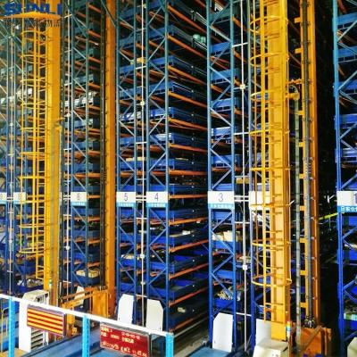 China Warehouse Storage ASRS Racking System Automatic Labor Saving Automated for sale