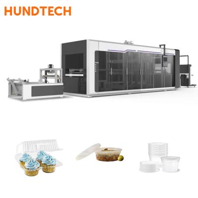 China Beverage Shops Vacuum Disposable Thermoforming Machine 120mm Depth HT720600 for sale