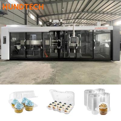 China Automatic Plastic Cup Thermo Forming Machine Video Inspection for sale