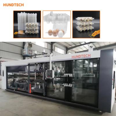 China 0.15mm Thickness Egg Tray Making Machine Hydraulic Thermoforming Carton Maker for sale