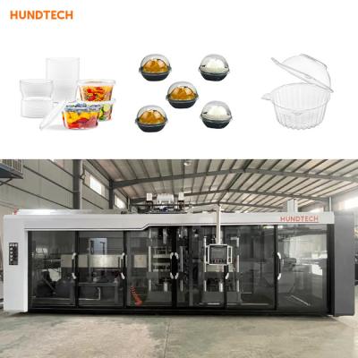 China Plastic Blister Food Packing Container Making Machine 7.5KW Diaphragm Servo for sale